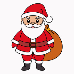 cartoon santa claus