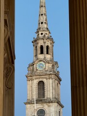 Church Clock Tower from Trafalgar Square