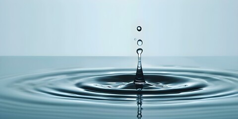 Water Drop Splash Background Perfect for Home Improvement Blogs, Plumbing Services, and Ads. Concept Home Improvement, Plumbing Services, Water Drop Splash, Ads, Background