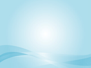 抽象的な水色のウェーブのグラフィック背景