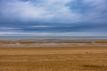 La plage de Cabourg en Normandie