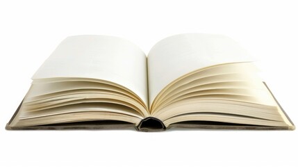 Fototapeta premium Isolated White Background Exercise Book