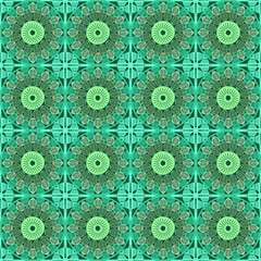 Pattern with crochet granny square wallpaper handmade decorative art design print 