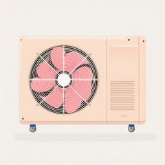 air conditioner isolated on white background