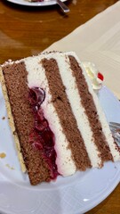 piece of Black Forest cake