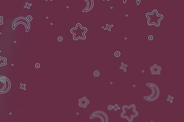 Sternenmuster auf dunkelrotem Hintergrund