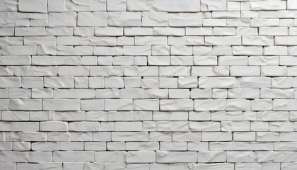 Obraz premium White stone wall texture with tiles as wallpaper background