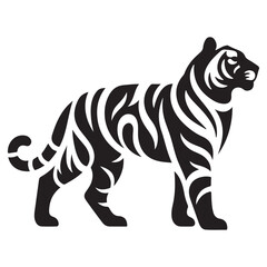 Tiger Silhouette Vector
