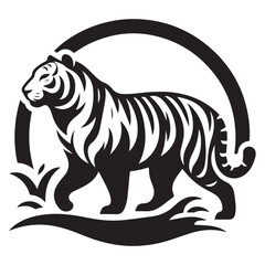 Tiger Silhouette Vector