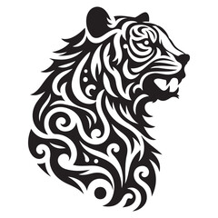 Tiger Silhouette Vector