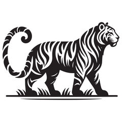 Tiger Silhouette Vector