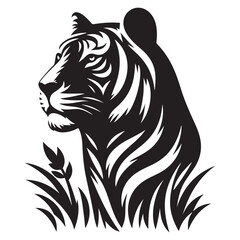 Tiger Silhouette Vector