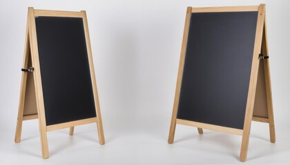 blank blackboard blackboard copy space blackboard copy space signs view side olated announcement frame olated