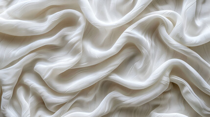 Obraz premium panoramic view of seamless, vintage white cloth texture