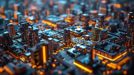 Smart machines and AI power factories to work more efficiently, using 5G, big data, and the latest technologies to improve productivity and output.