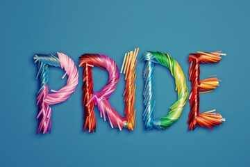 rainbow chain breaking break gay lesbian crisis divorce - 3d rendering. Beautiful simple AI generated image in 4K, unique.