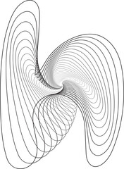 illustration of an abstract waves