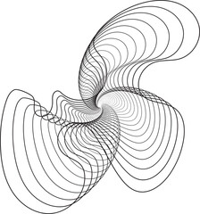 illustration of an abstract waves