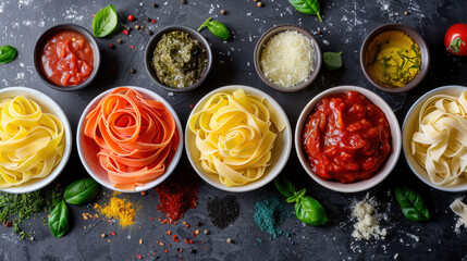 Development of new products for pasta and different flavored sauces.
