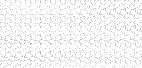 Seamless pattern with stars on a white background vector illustration.