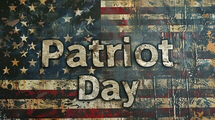 Obraz premium Solemn remembrance: text 9.11. patriot day, honoring memory of those lost, heroism of responders, enduring spirit of unity, resilience, background, wallpaper, banner, copy space, design.