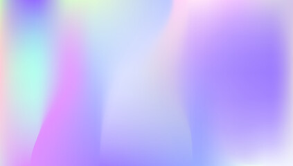 Hologram Gradient. Chrome Light. Blue Neon Background. Abstract Background. Shiny Glitch. Iridescent Texture. Soft Holography Backdrop. Metalic Mesh. Violet Hologram Gradient