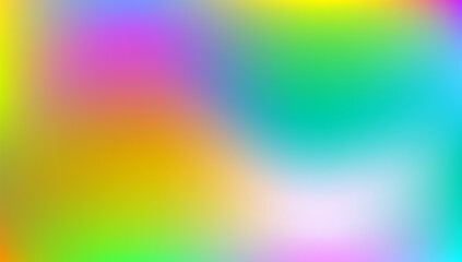 Obraz premium Hologram Gradient. Shiny Vector. Pink Soft Texture. Retro Multicolor Invitation. Liquid Cover. Holographic Background. Vintage Mesh. Iridescent Texture. Violet Hologram Gradient