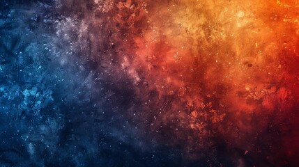 Fototapeta premium Abstract Nebula Texture with Vivid Colors and Starry Patterns