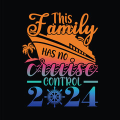 Family Cruise 2024 T shirt Design 