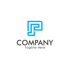 Fototapeta premium PS monogram logo design inspiration, minimalist, simple, and modern