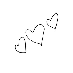 hand drawn love doodle