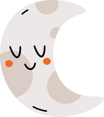 Moon Sleeping Character