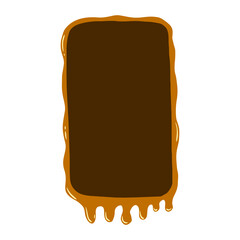 Melting Rectangular Text Frame