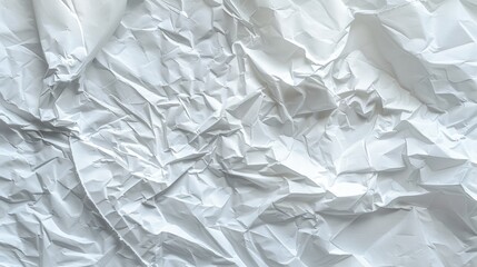 Obraz premium Used white paper with wrinkles after restroom use is a texture for artwork