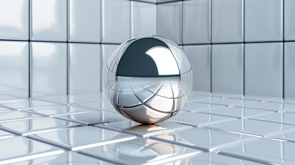 Metallic textures with shiny, reflective surfaces adding a touch of luxury and modernity to backgrounds perfect for sleek designs Illustration, Image, , Minimalism,