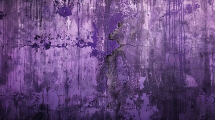 Obraz premium Grunge style violet wall texture