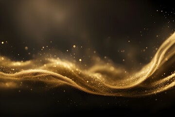 Obraz premium Sparkling gold Holiday Designs and Luxury Backgrounds,genarative ai