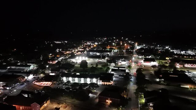 Hyannis, Massachusetts, USA. Aerial drone footage