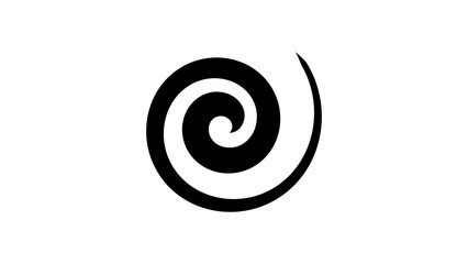 Minimal Smooth Spiral for Logo