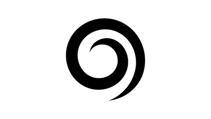 Minimal Smooth Spiral for Logo