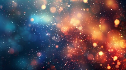 Obraz premium Abstract Bokeh Lights Background for Festive Celebration and Holiday Design
