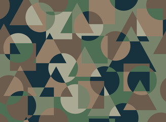 seamless camouflage geometric pattern