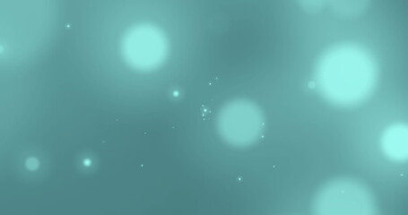 Image of light spots on green background
