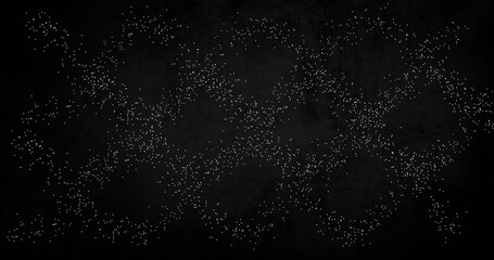 Image of moving shapes on gray background