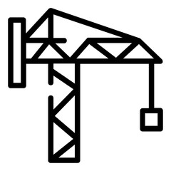 tower crane icon