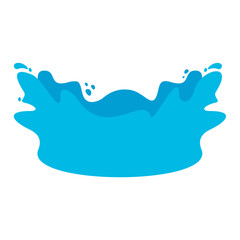 Blue splash water vector design 
