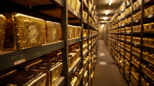 Central banks store gold reserves as a hedge against inflation.