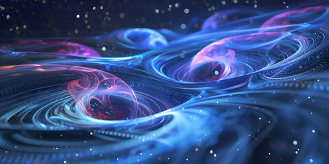 Multiverse Theory Illustrated by Overlapping Cosmic Bubbles
Visual Representation of Parallel Universes Through Cosmic Bubbles