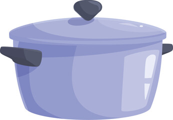 Cooking pot with lid, a staple in any kitchen, for preparing delicious meals