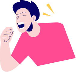 Football and soccer followers celebrating victory